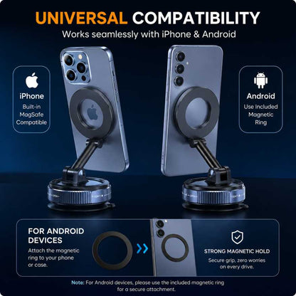 Kareeq MagDrive™ 360 — Magnetic Car Phone Mount