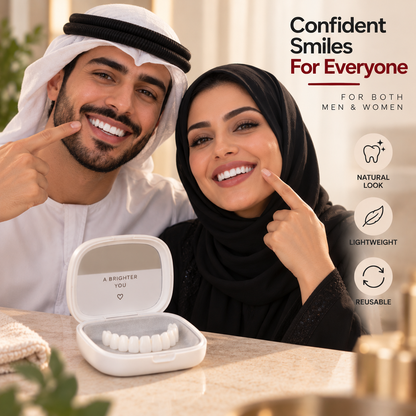 Snap-On Veneers — Your Smile, Your Confidence (Pack of Two Veneers)