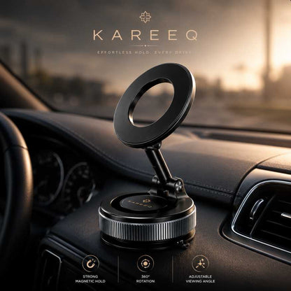 Kareeq MagDrive™ 360 — Magnetic Car Phone Mount