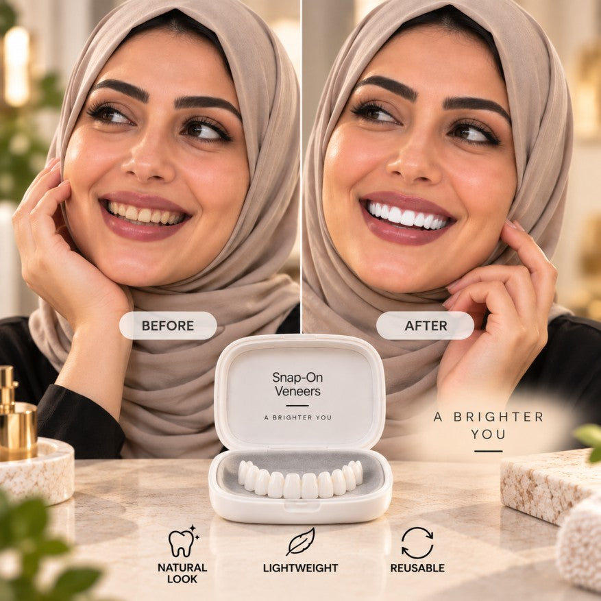 Snap-On Veneers — Your Smile, Your Confidence (Pack of Two Veneers)